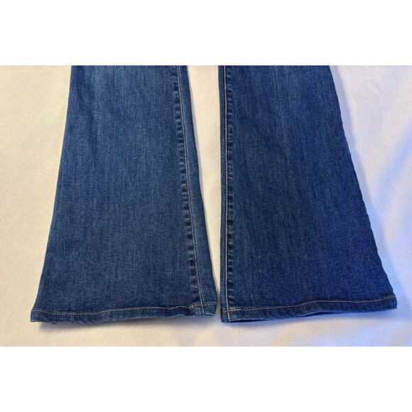 VERONICA BEARD Beverly Skinny Flare High Rise Jeans Bright Blue Wash Denim 29x31 - Picture 8 of 14